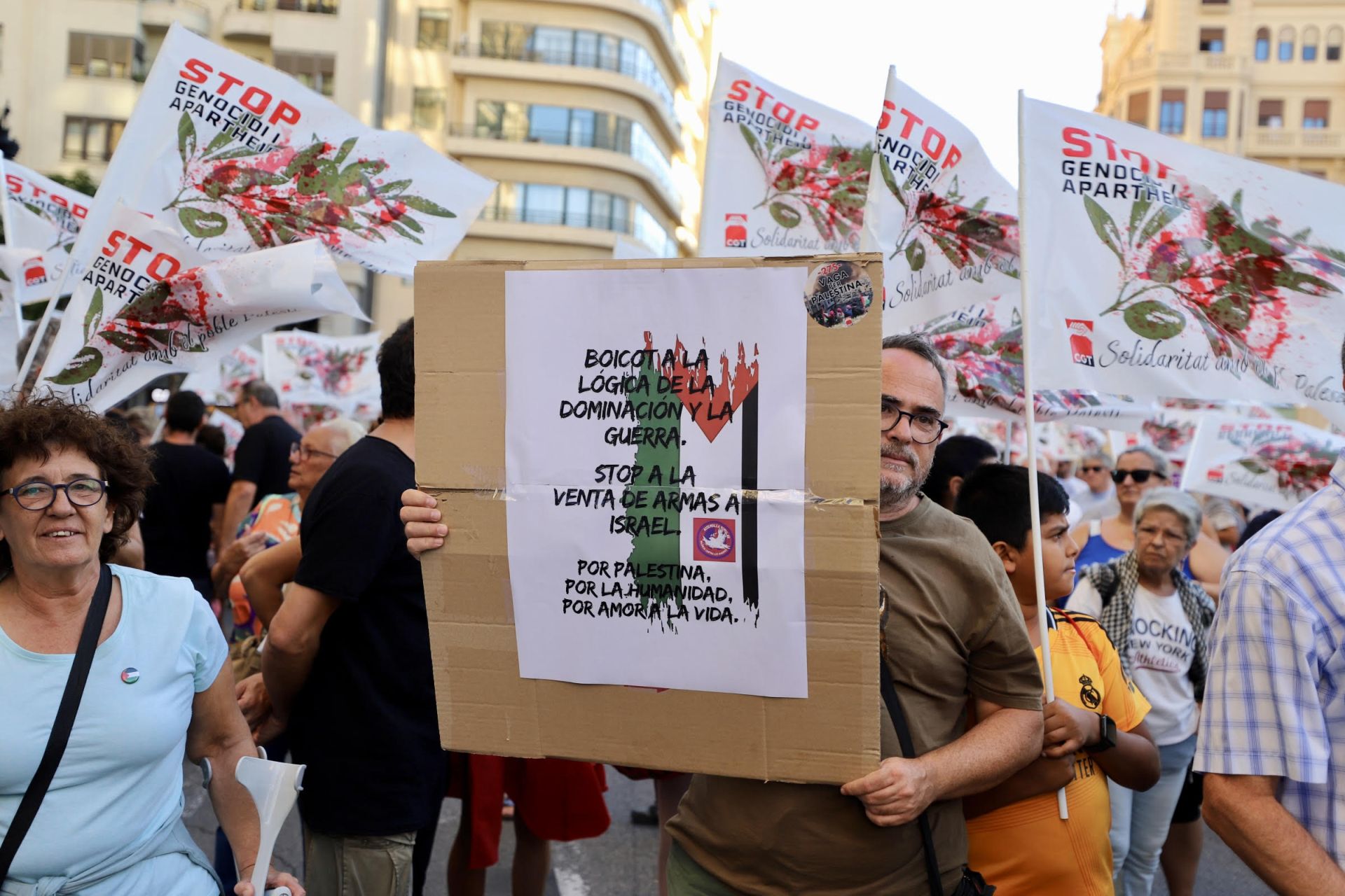 Manifestación pro-Palestina en Valencia