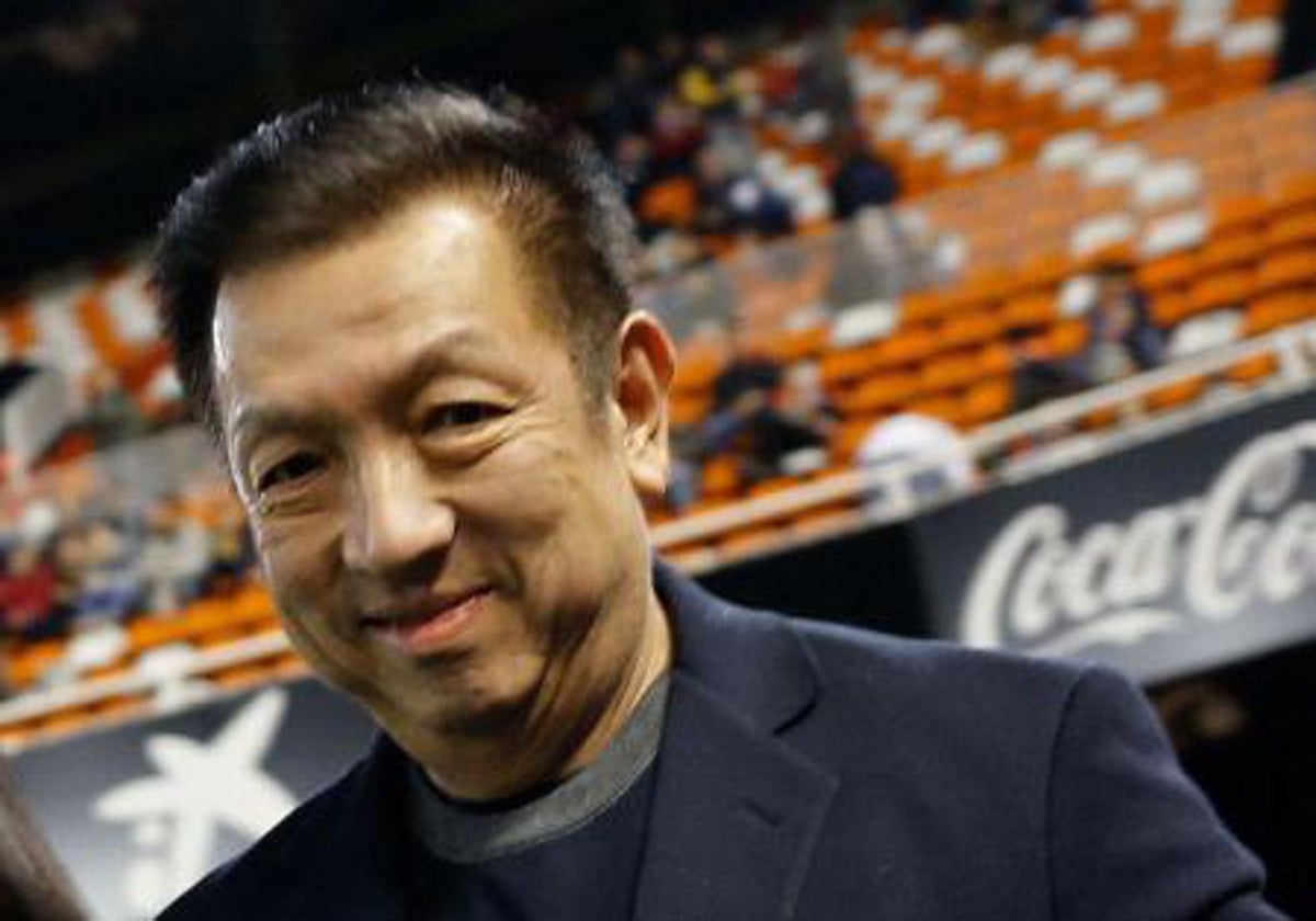 Peter Lim en Mestalla.