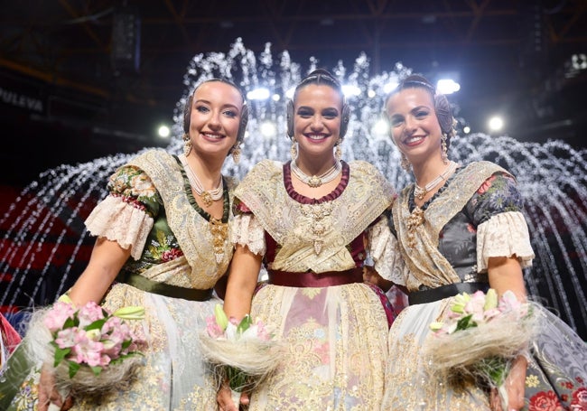 María Mahiques (corte infantil 2009); María San Miguel (corte infantil 2011) y Claudia Ausina (corte infantil 2012).