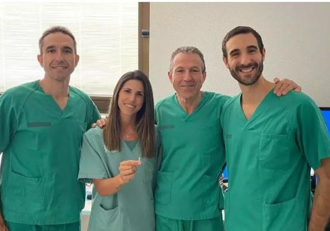 El equipo encargado de la implantación.