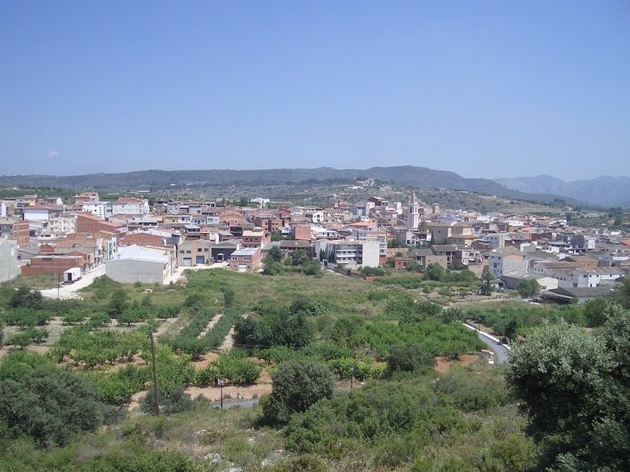 Vista general de Llutxent.