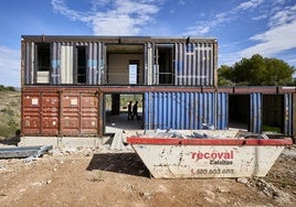 Vivienda en construcción en Alberic.