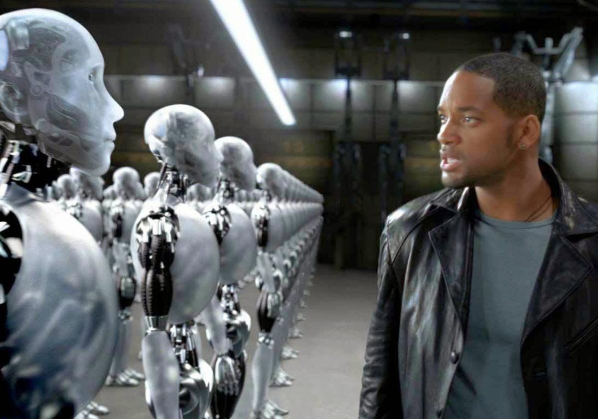 Fotograma de la película 'Yo, robot', con Will Smith.