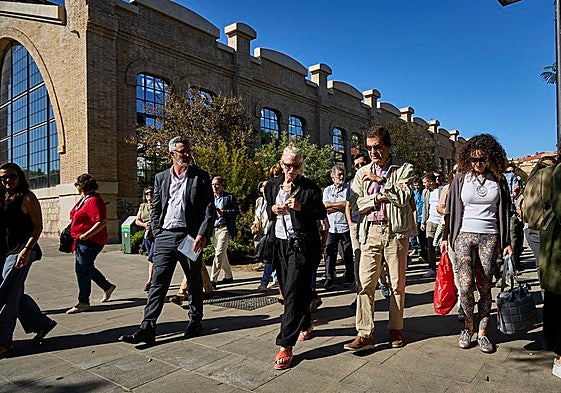 Kathryn Gustafson, durante su visita.