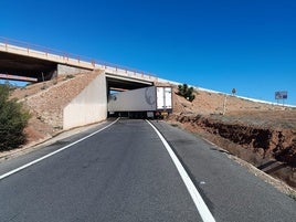 Estado en que ha quedado el vehículo tras el accidente.