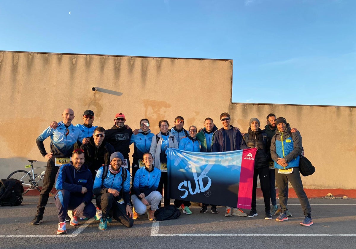 Miembros de TRISUD tras terminar una competición