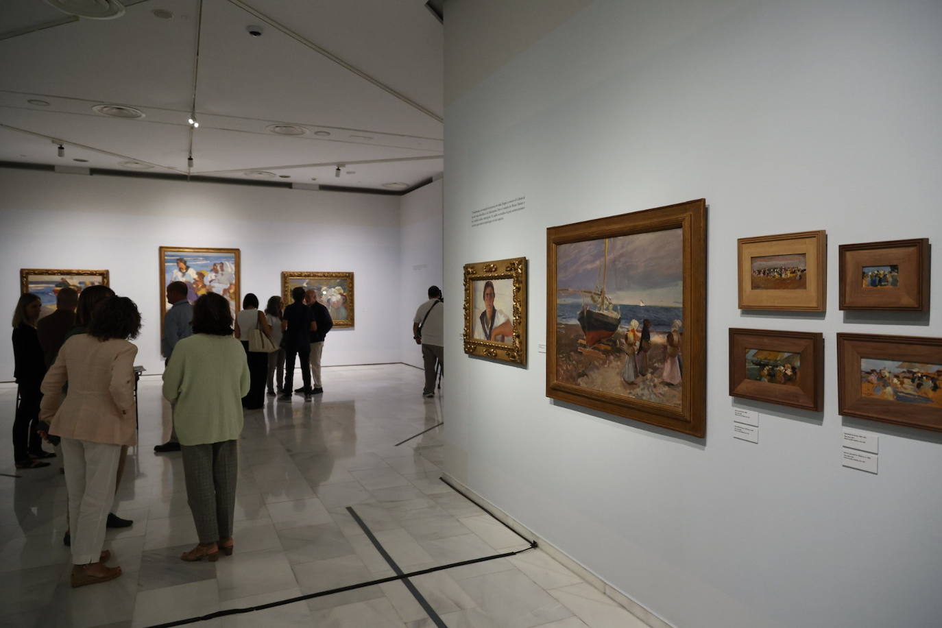 Fotos de la exposición &#039;En el mar de Sorolla con Manuel Vicent&#039;