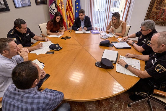 Reunión de Seguridad en Gandia.