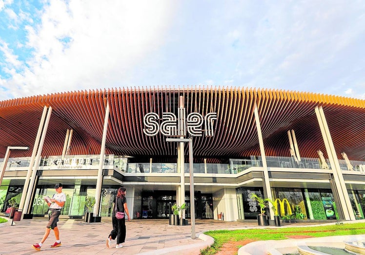 Espacio comercial El Saler, que acoge diez salas de cine.