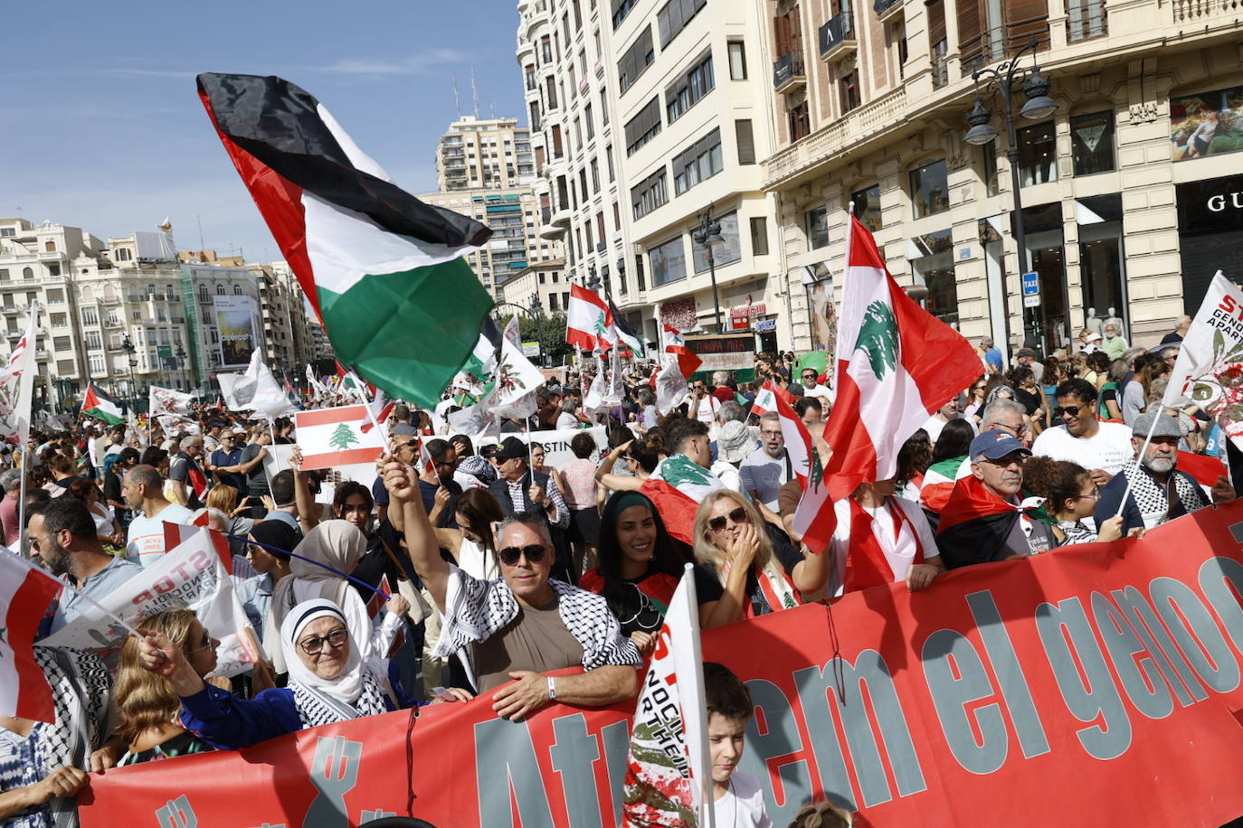 FOTOS | Manifestación por Palestina en Valencia