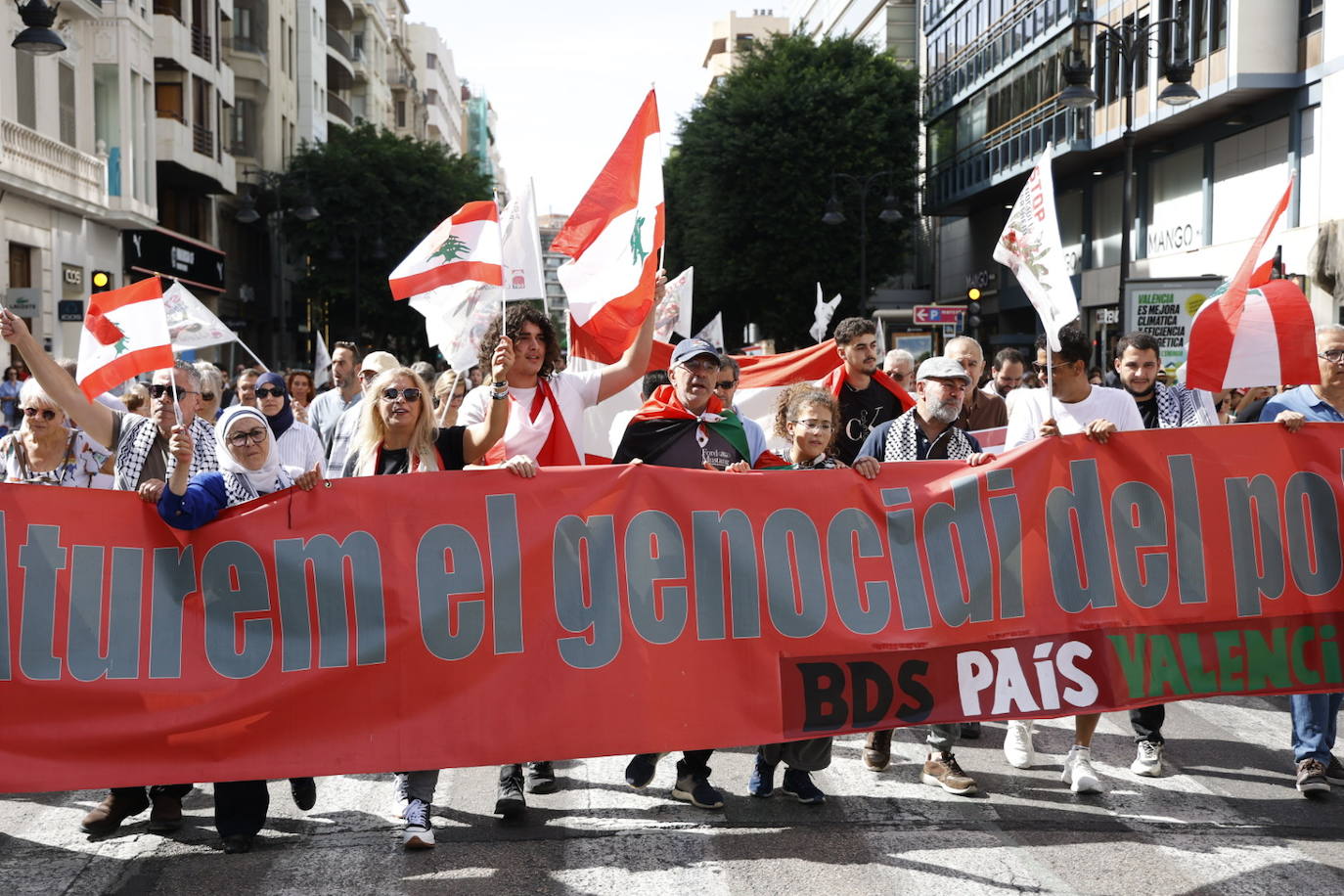 FOTOS | Manifestación por Palestina en Valencia