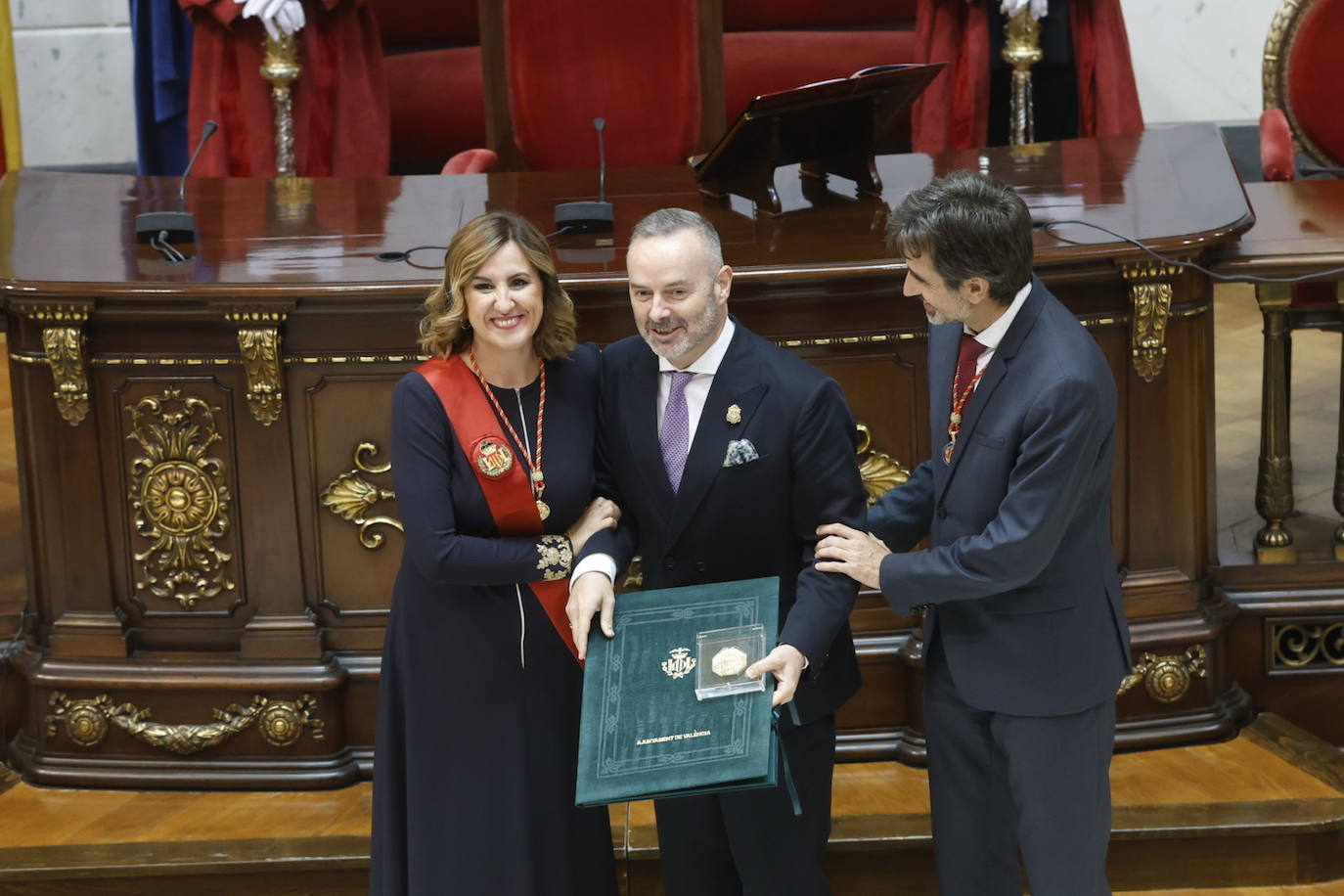 Fotos del acto de entrega de distinciones del Ayuntamiento de Valencia por el 9 d&#039;Octubre