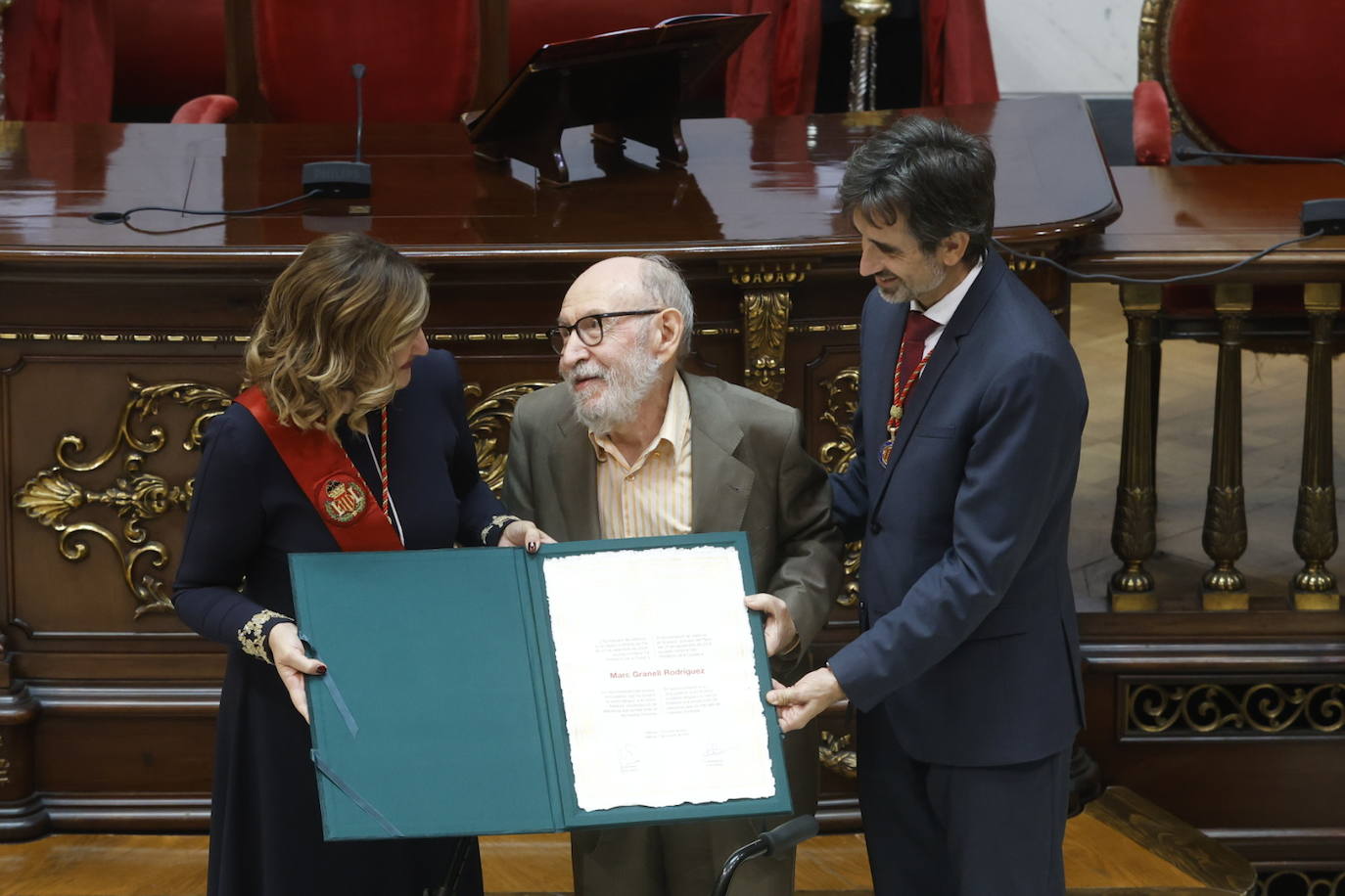 Fotos del acto de entrega de distinciones del Ayuntamiento de Valencia por el 9 d&#039;Octubre