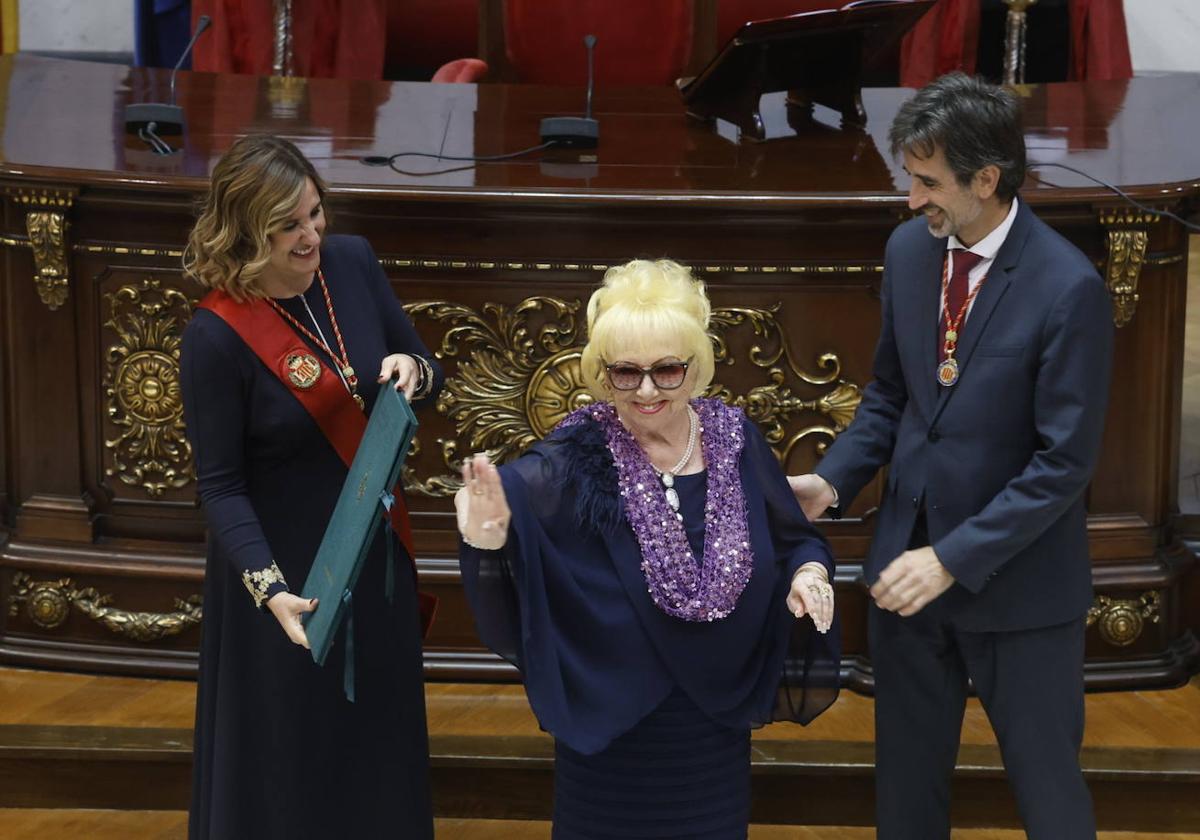 Fotos del acto de entrega de distinciones del Ayuntamiento de Valencia por el 9 d&#039;Octubre