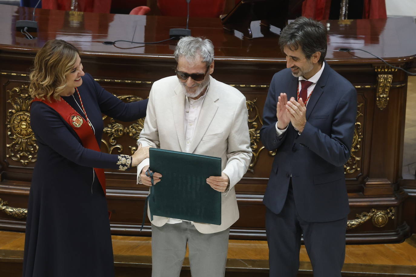 Fotos del acto de entrega de distinciones del Ayuntamiento de Valencia por el 9 d&#039;Octubre