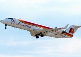 Un avión de Air Nostrum en una imagen de archivo.