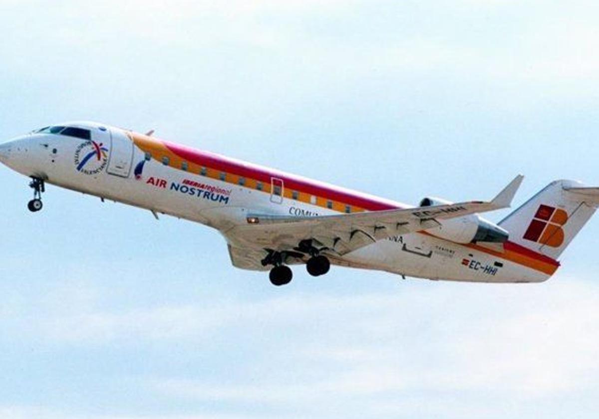 Un avión de Air Nostrum en una imagen de archivo.