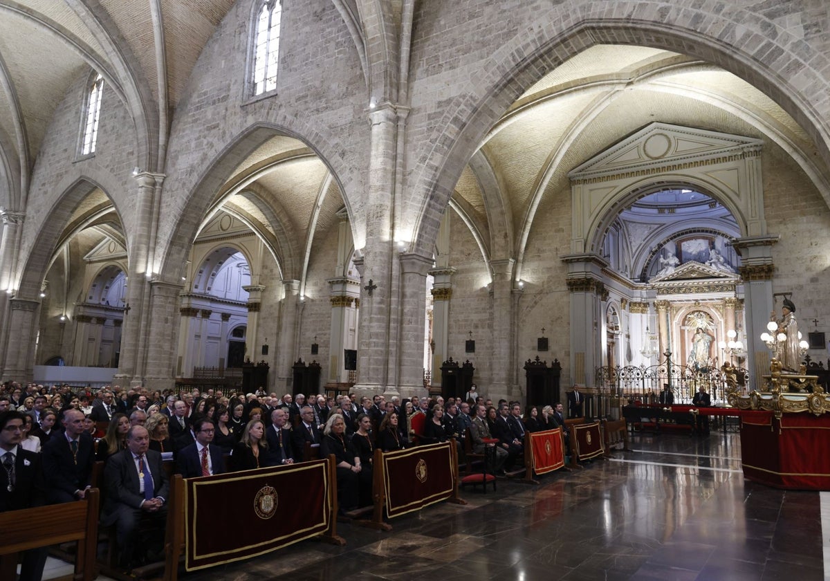 Una ceremonia en la Catedral de Valencia.