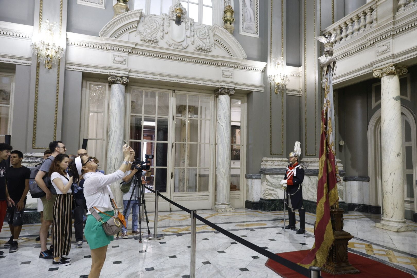 Fotos de la Senyera, que se puede visitar por el 9 d&#039;Octubre