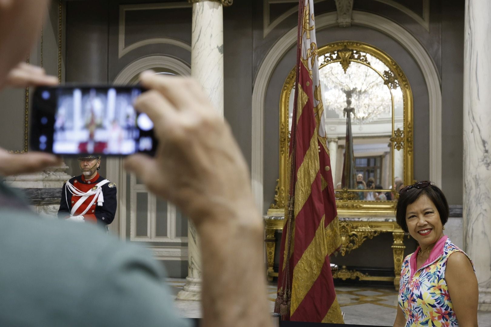 Fotos de la Senyera, que se puede visitar por el 9 d&#039;Octubre