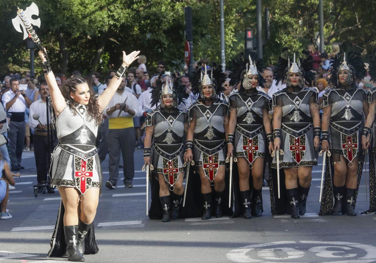 Entrada de Moros y Cristianos en Valencia.