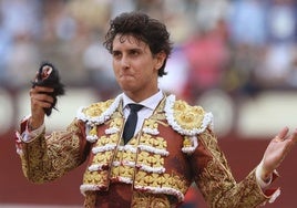 Andrés Roca Rey en la plaza de toros de las Ventas.