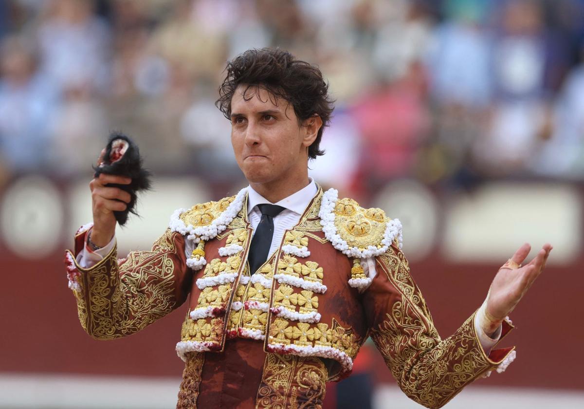 Andrés Roca Rey en la plaza de toros de las Ventas.