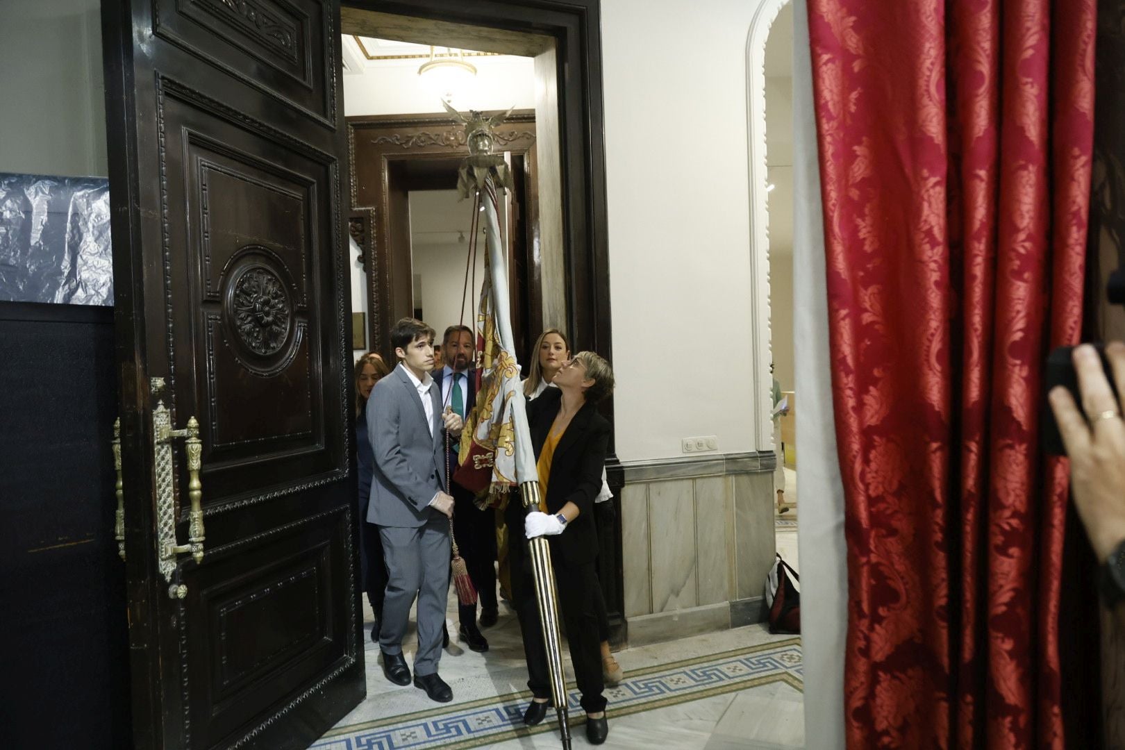 Fotos de la Senyera, que se puede visitar por el 9 d&#039;Octubre