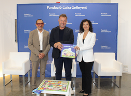 Fundació Caixa Ontinyent presenta «Porquiland», un juego de mesa para aproximar la educación financiera a alumnos de 5º y 6º de primaria