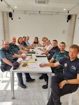 Junta de Seguridad en Beniarjó.