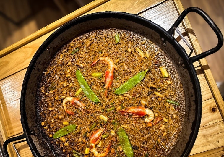 El rossejat de fideos.