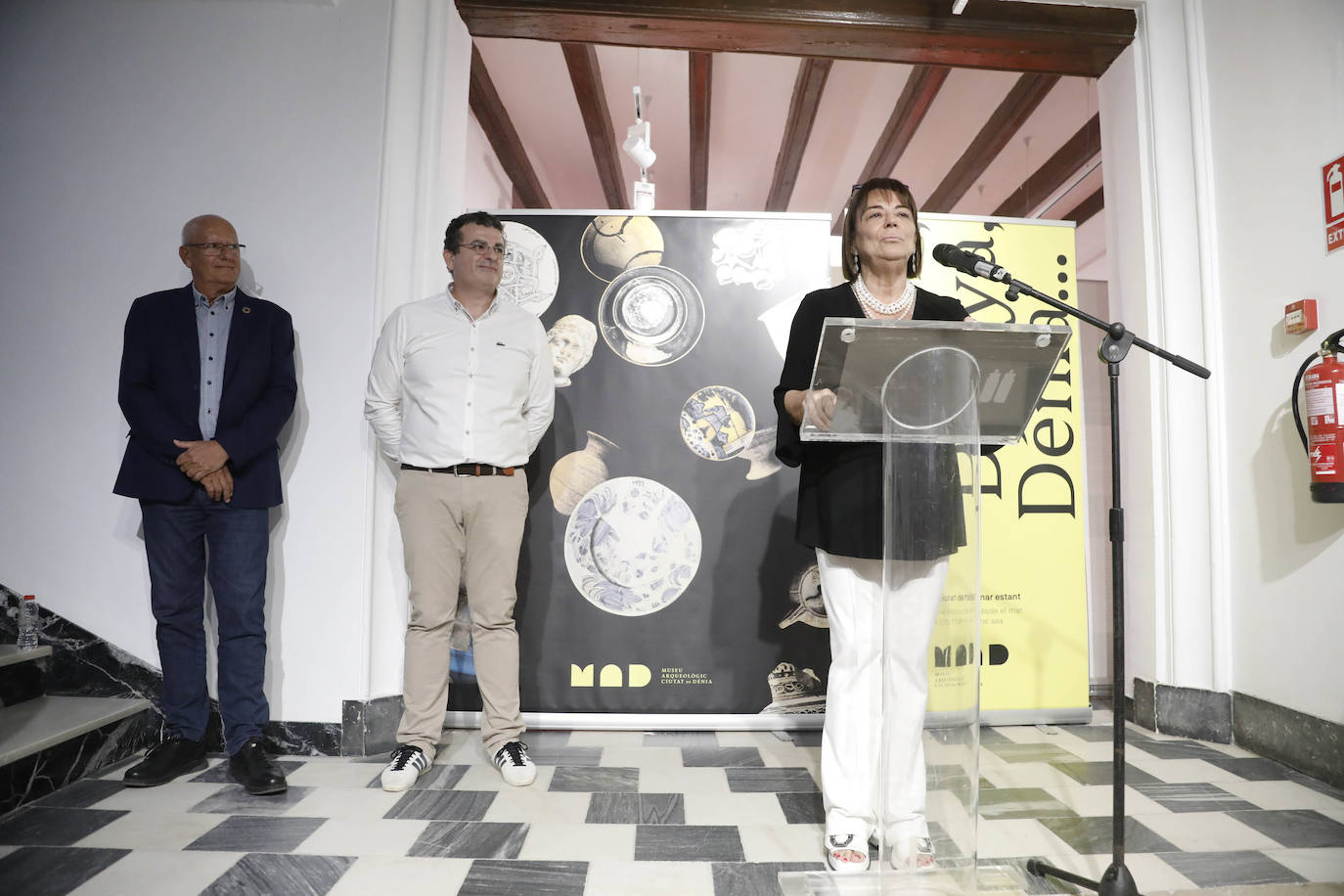 Imagen principal - La inauguración del museo, el martes.