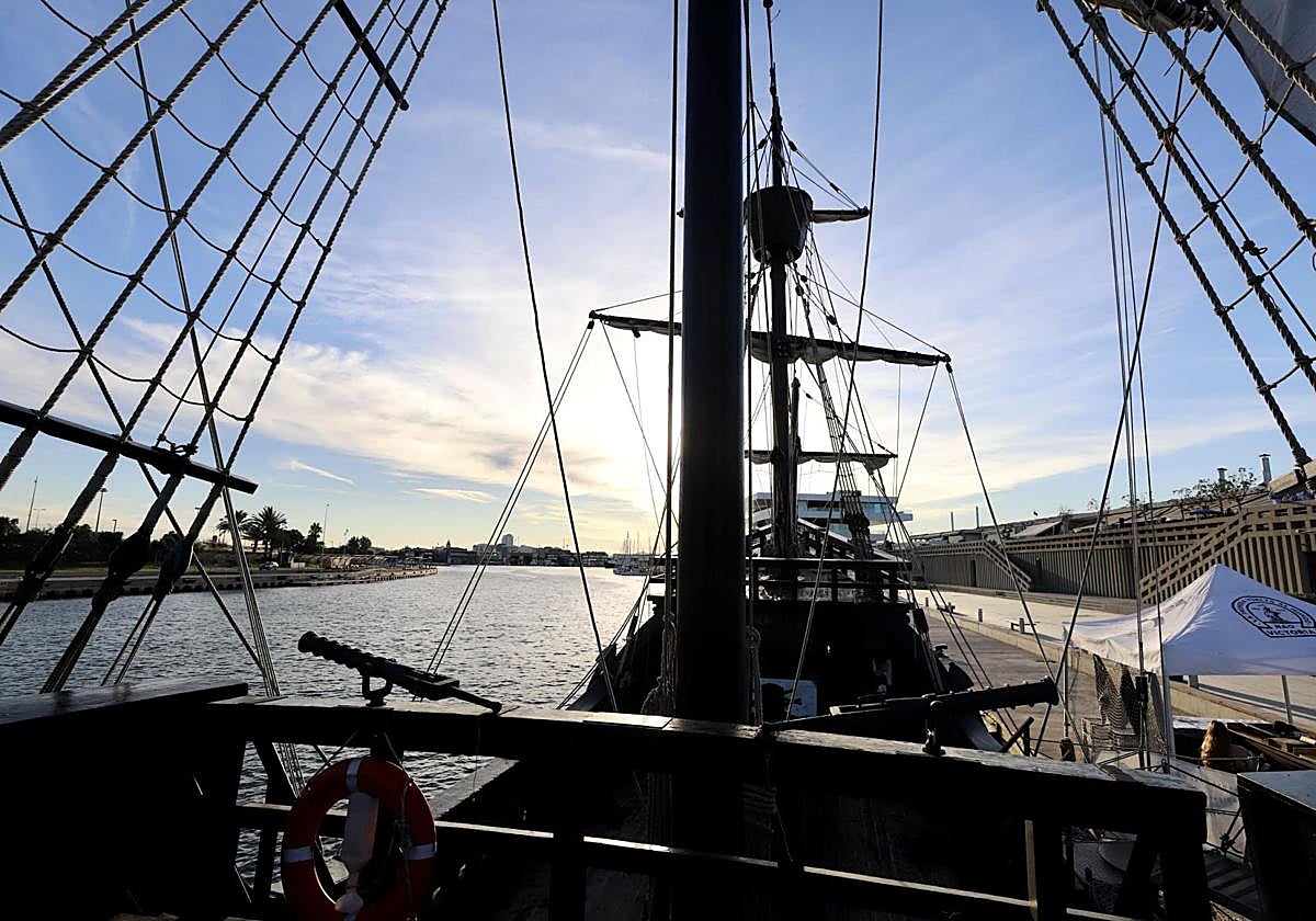 La Nao Victoria, en imágenes: así es la embarcación que llega a Valencia