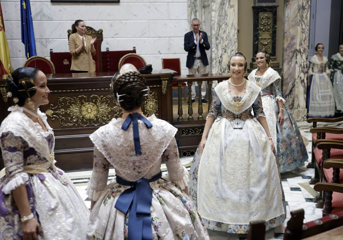 Así ha sido el ensayo de la proclamación de las candidatas a falleras mayores de 2025