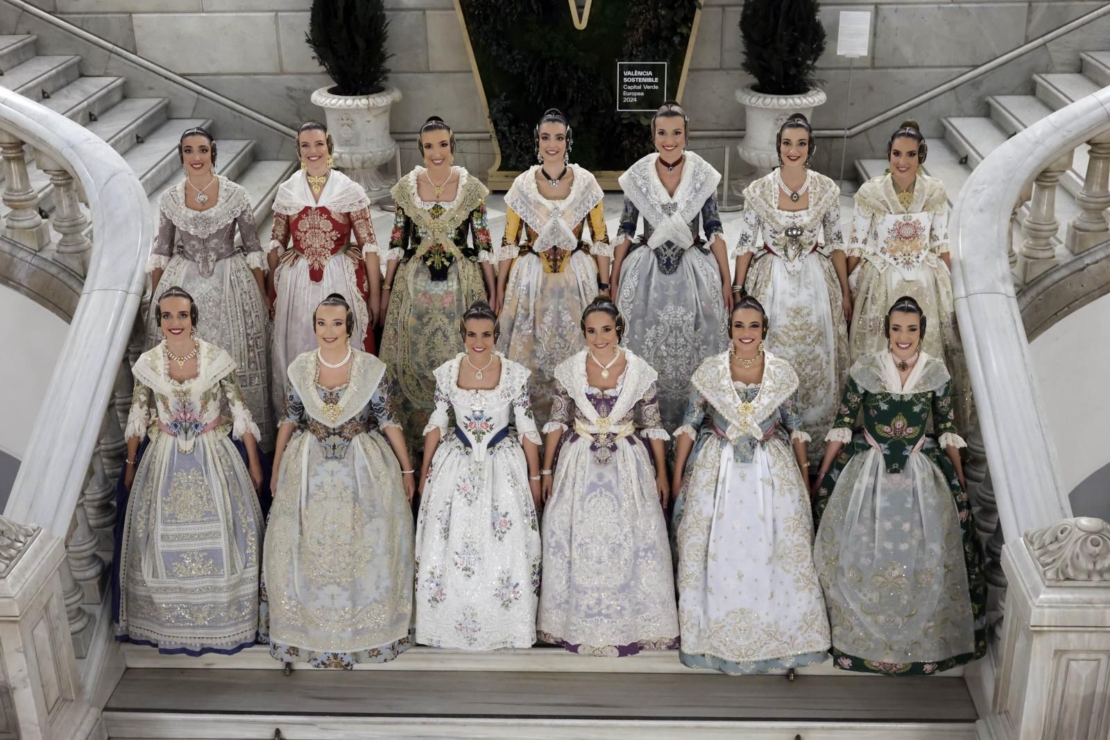 Así ha sido el ensayo de la proclamación de las candidatas a falleras mayores de 2025