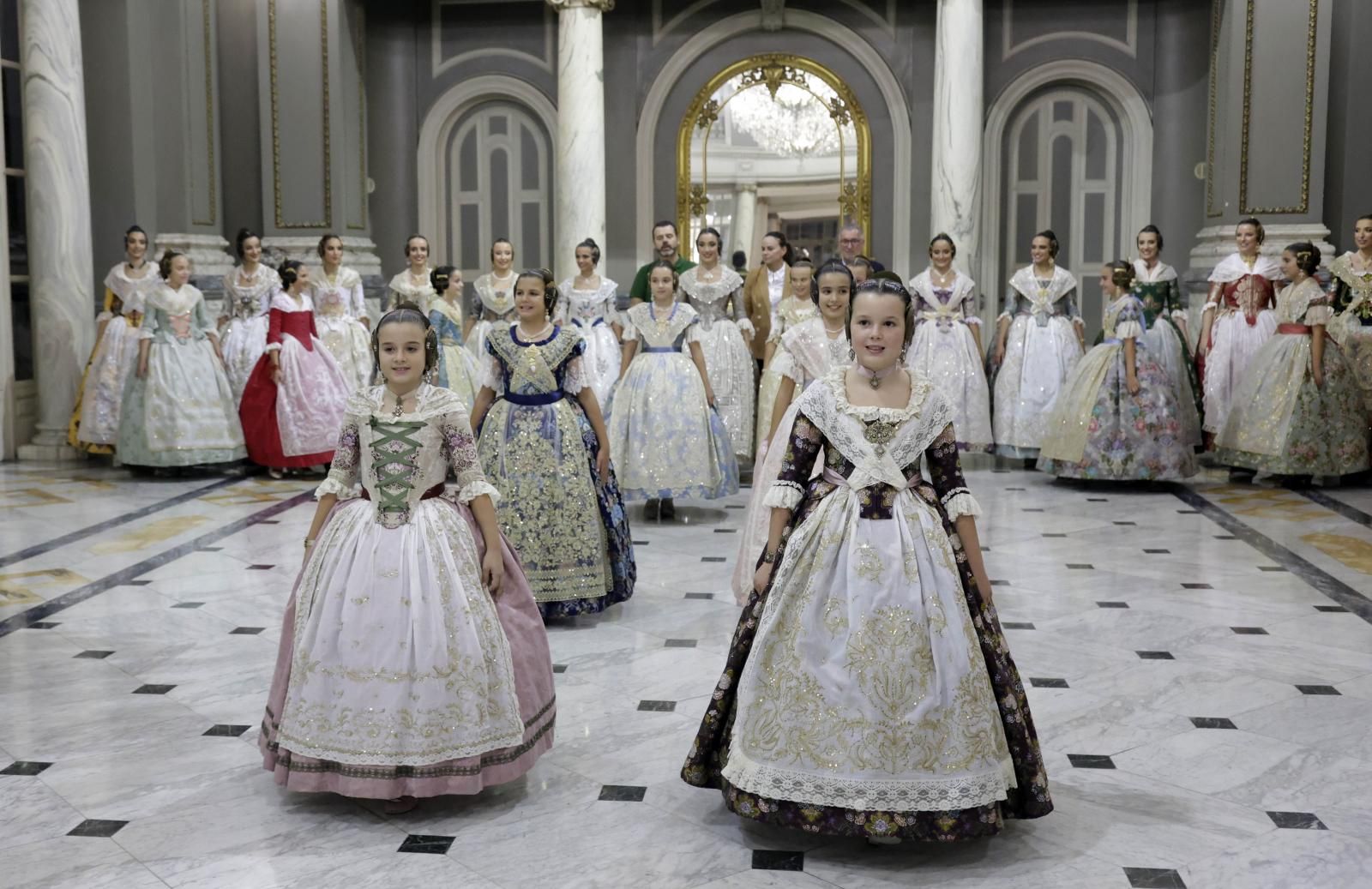 Así ha sido el ensayo de la proclamación de las candidatas a falleras mayores de 2025