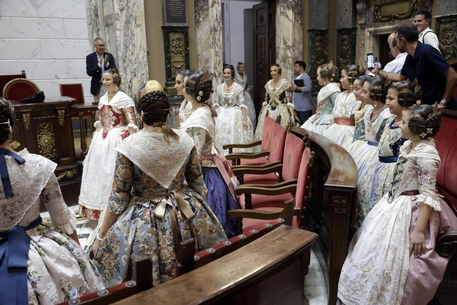 Así ha sido el ensayo de la proclamación de las candidatas a falleras mayores de 2025