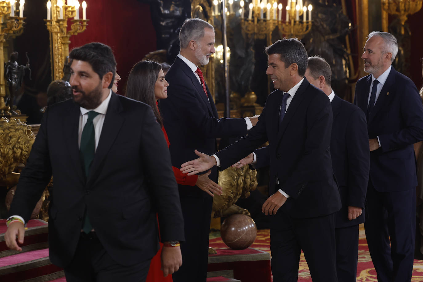 Fotos de la recepción de los reyes de España con motivo del Día de la Fiesta Nacional