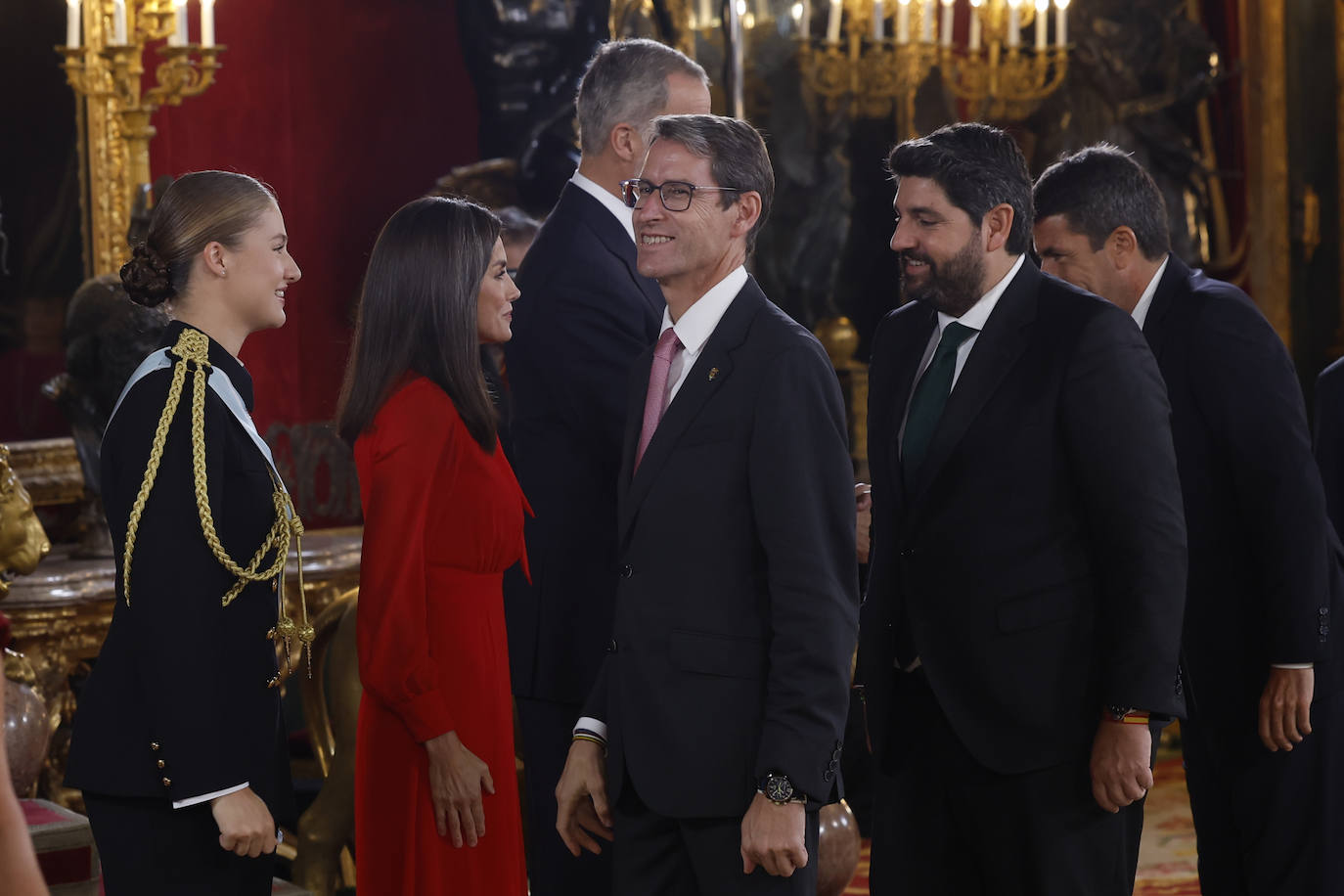 Fotos de la recepción de los reyes de España con motivo del Día de la Fiesta Nacional