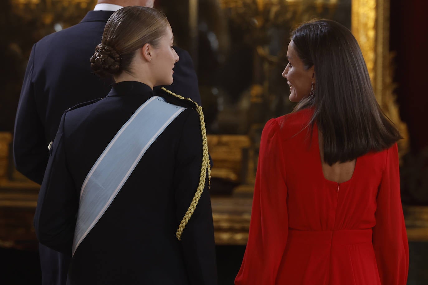 Fotos de la recepción de los reyes de España con motivo del Día de la Fiesta Nacional