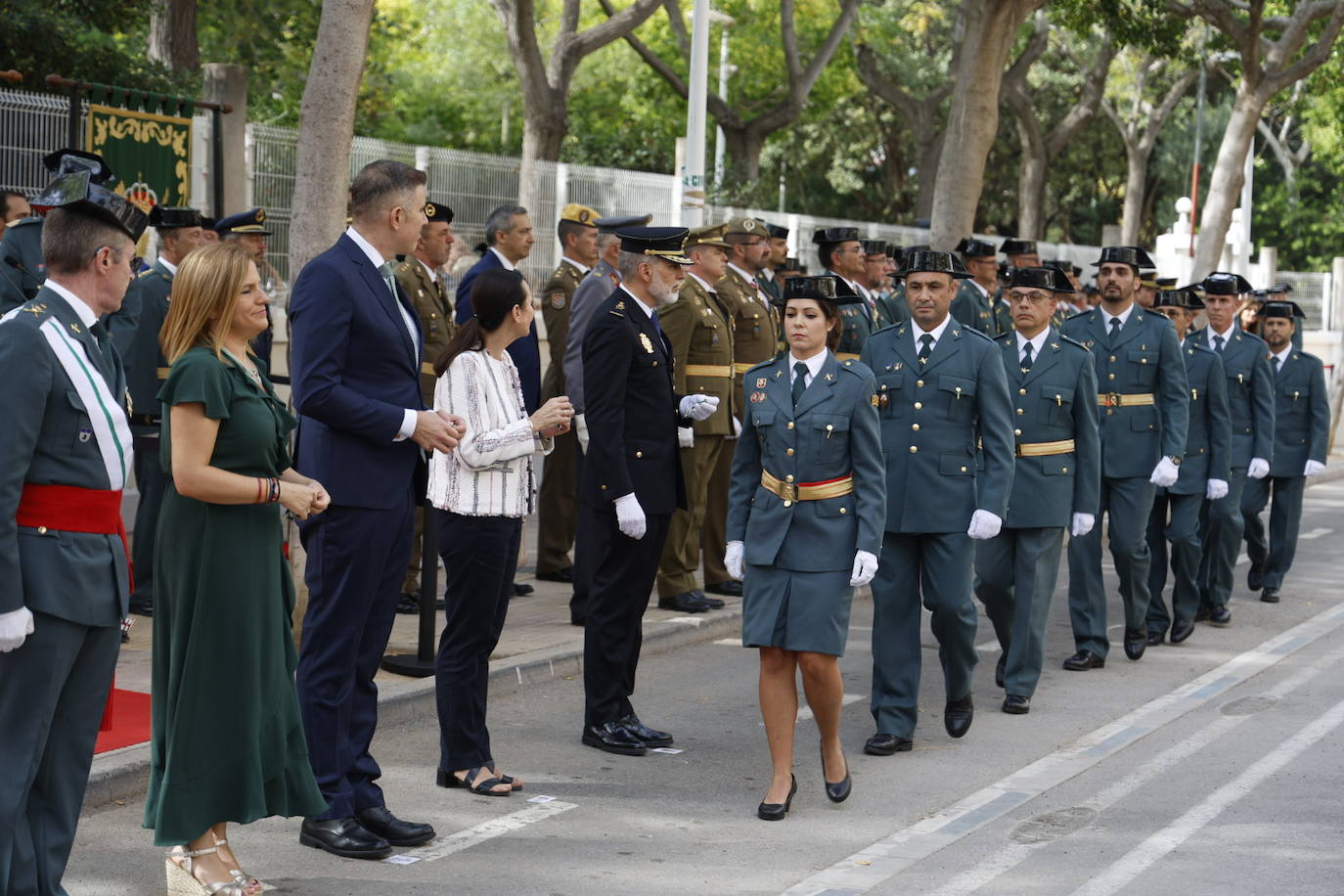 Fotos de la Guardia Civil honrando a su patrona en Cullera