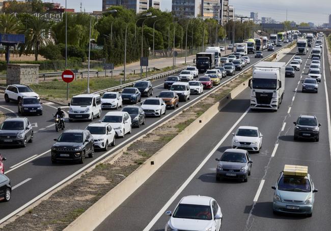 Este es el aspecto que presentaba la V-30 este viernes poco antes de las tres de la tarde