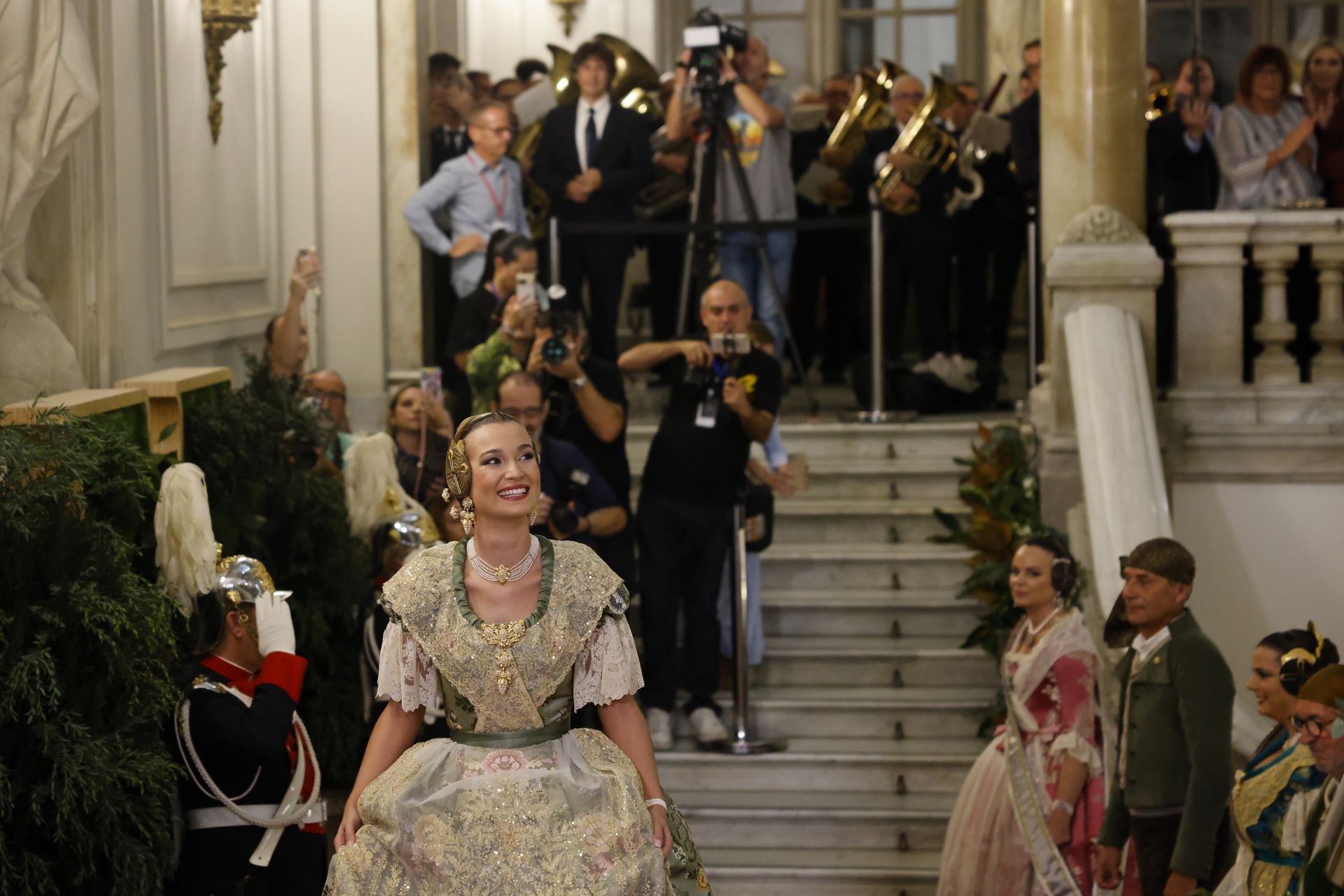 Las mejores imágenes de la proclamación de las falleras mayores de Valencia 2025