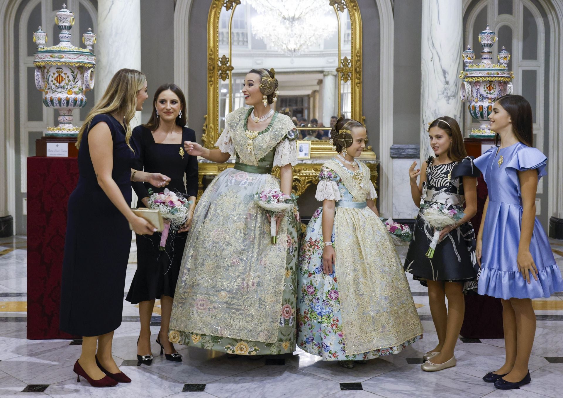 Las mejores imágenes de la proclamación de las falleras mayores de Valencia 2025