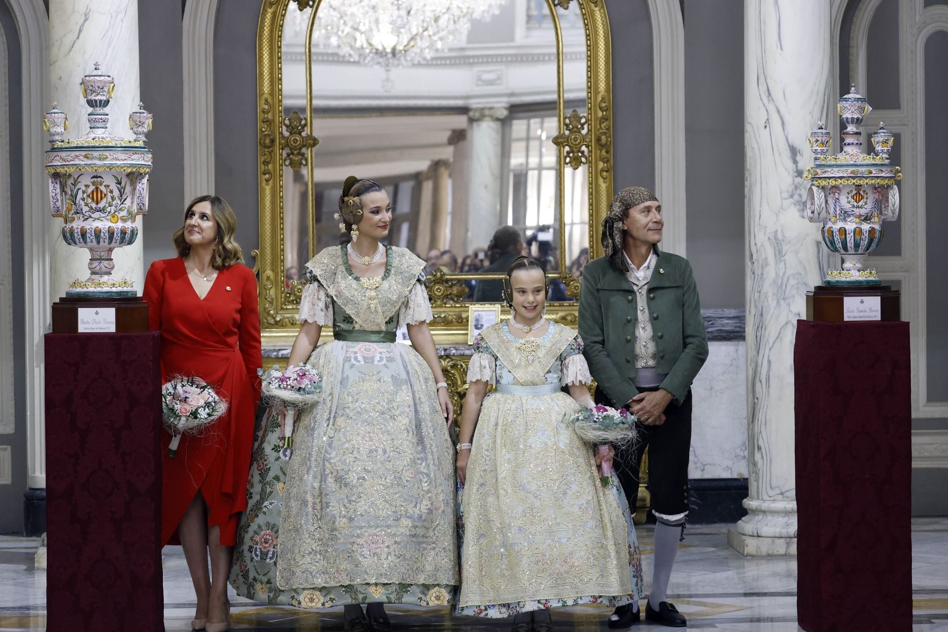 Las mejores imágenes de la proclamación de las falleras mayores de Valencia 2025