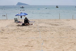 Playa de Benidorm.