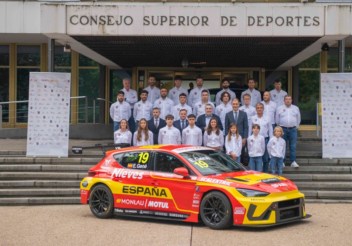 Parte de la selección española que competirá la próxima semana en los FIA Motosport Games.