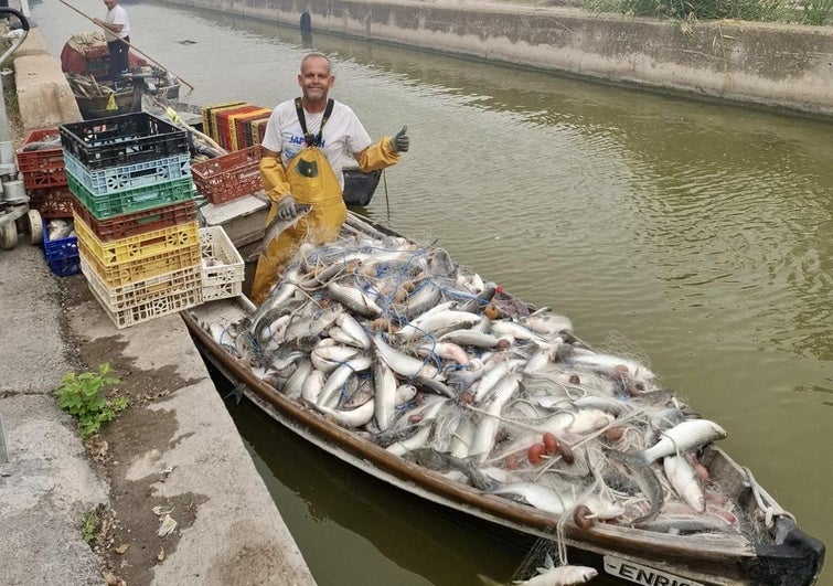 El pescador Manuel Soler.