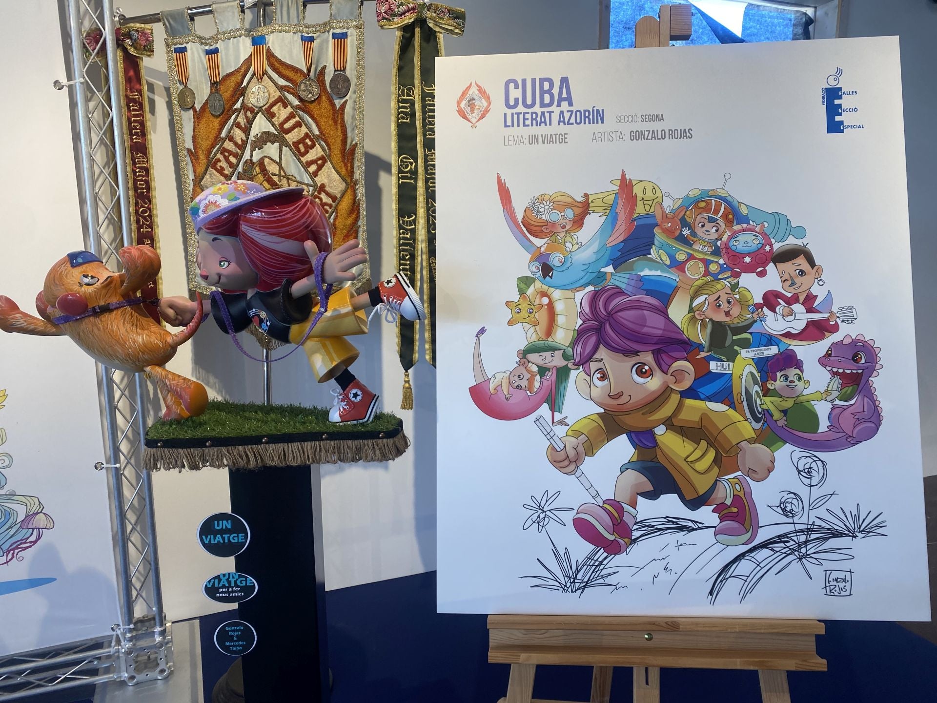 Falla infantil Cuba Literato-Azorín