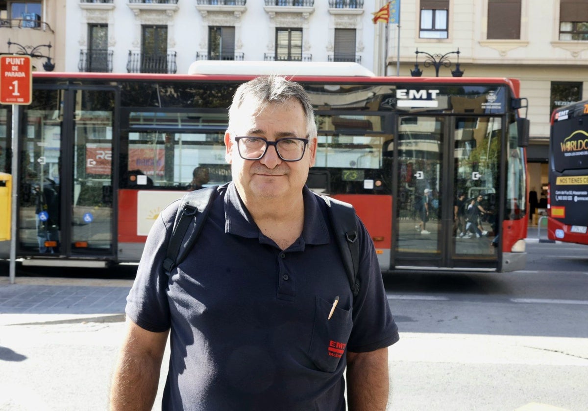 El conductor del autobús, Francisco Cárdenas.